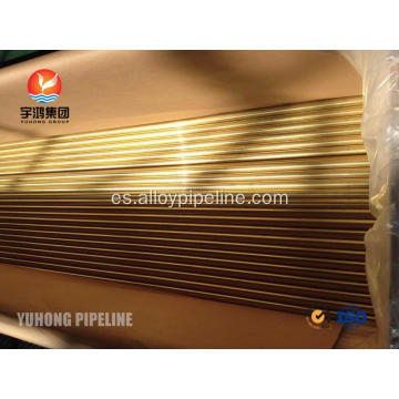 Tubo sin soldadura de aleación de cobre ASTM B111 C44300
